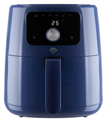 Trident TAFF400 Airfryer 6 lt Tek Hazneli Led Ekranlı Yağsız Sıcak Hava Fritözü Lacivert