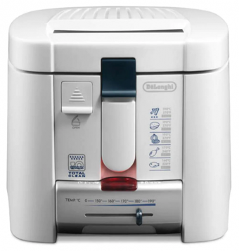 DeLonghi F13235 Tek Hazneli Yağlı Fritöz Beyaz