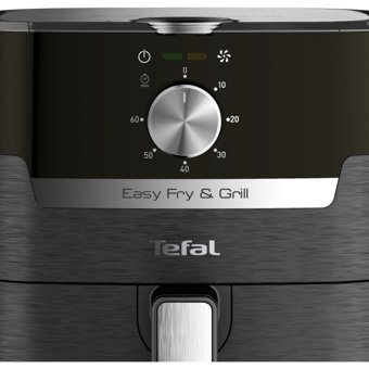 Tefal Easy Fry & Grill Classic (EY501815) Airfryer 4.2 lt Tek Hazneli Izgara Yapan Yağsız Sıcak Hava Fritözü Siyah