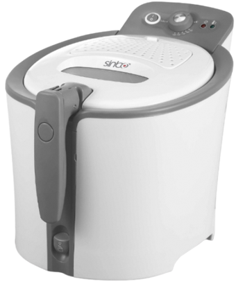 Sinbo SDF-3830 3.5 lt Tek Hazneli Yağlı Fritöz Beyaz