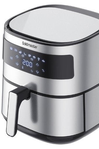 Goldmaster Premio GM-7482 Airfryer 6.4 lt Tek Hazneli Yağsız Sıcak Hava Fritözü Gümüş