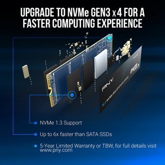 PNY CS1030 M280CS1030-1TB-RB M2 1 TB m2 2280 SSD