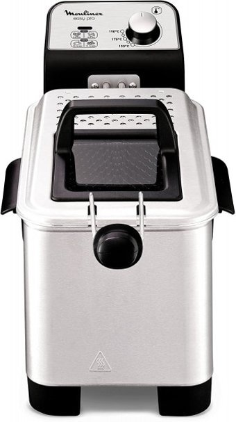 Moulinex Easy Pro 1.3 lt Tek Hazneli Yağlı Fritöz Gümüş