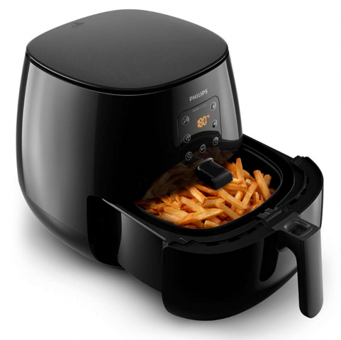 Philips Essential HD9260/90 XL Airfryer 7 lt Tek Hazneli Izgara Yapan Led Ekranlı Yağsız Sıcak Hava Fritözü Siyah