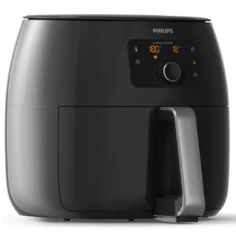 Philips Premium XXL HD9650/91 Airfryer 7.3 lt Tek Hazneli Izgara Yapan Led Ekranlı Yağsız Sıcak Hava Fritözü Siyah