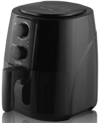 Sarex Air Fit SR-7020 Airfryer 5.5 lt Tek Hazneli Yağsız Sıcak Hava Fritözü Siyah