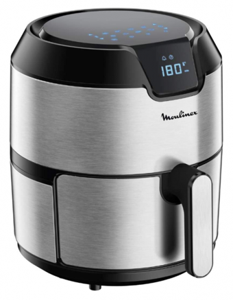 Moulinex EZ401D10 Airfryer Tek Hazneli Yağsız Sıcak Hava Fritözü Gümüş