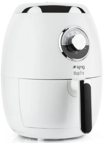 King Magicfry KYF-25 Airfryer 3.5 lt Tek Hazneli Sıcak Hava Fritözü Beyaz