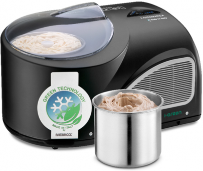 Nemox Gelato NXT1 150 W Sorbe Yapan ve Dondurulmuş Yoğurt Yapan Siyah Dondurma Makinesi