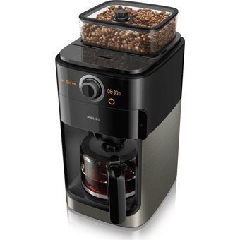 Philips Grind & Brew HD7768 Zaman Ayarlı Filtreli Karaf 1200 ml Hazne Kapasiteli Akıllı 1000 W Siyah Filtre Kahve Makinesi