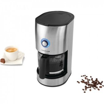 Profilo PCM1000X Filtreli Karaf 1250 ml Hazne Kapasiteli 1400 W Gri Filtre Kahve Makinesi