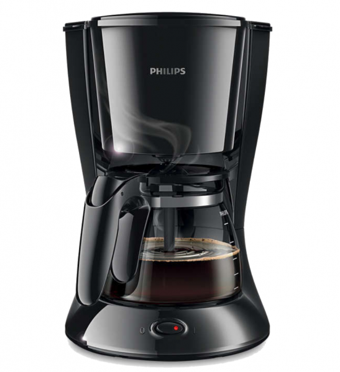 Philips HD7461 Filtreli Karaf 1200 ml Hazne Kapasiteli 15 Fincan 1000 W Siyah Filtre Kahve Makinesi