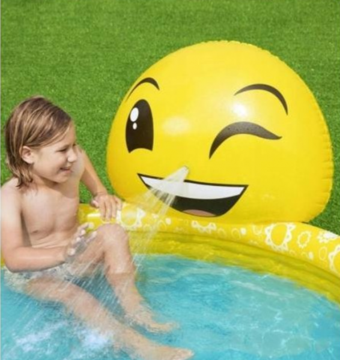 Bestway 53081 Oturaklı 165 x 165 cm Yuvarlak Şişme Havuz