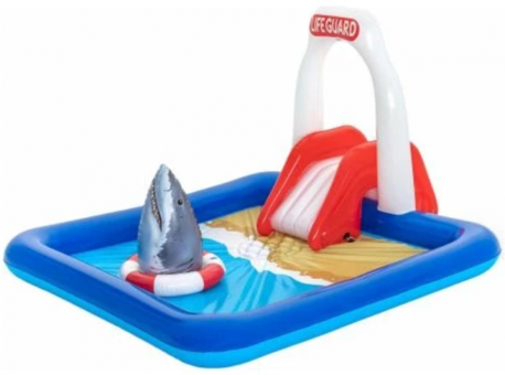 Bestway 53079 Kaydıraklı 203 x 234 cm Dikdörtgen Şişme Havuz