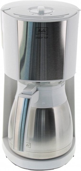 Melitta Enjoy II Top Therm (1017-07) Filtreli Termos 1200 ml Hazne Kapasiteli 15 Fincan 1000 W Beyaz Filtre Kahve Makinesi