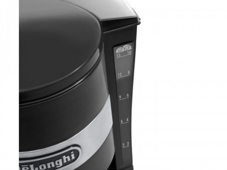 DeLonghi ICM 15210 Filtreli Karaf 1250 ml Hazne Kapasiteli 10 Fincan 900 W Siyah Filtre Kahve Makinesi