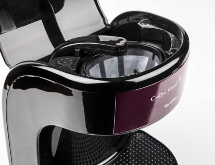 Tantitoni Coffee Mood Filtreli Fincan 300 ml Hazne Kapasiteli 450 W Vişne Filtre Kahve Makinesi