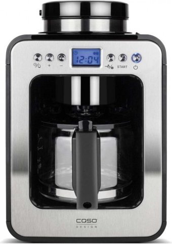Caso Coffee Compact electronic 1848 Zaman Ayarlı Filtreli Karaf 600 ml Hazne Kapasiteli Akıllı 600 W Siyah Filtre Kahve Makinesi