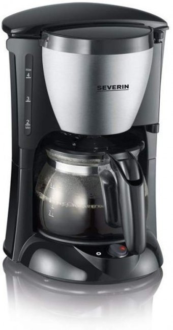 Severin KA 4805 Filtreli Karaf 460 ml Hazne Kapasiteli 650 W Siyah Filtre Kahve Makinesi