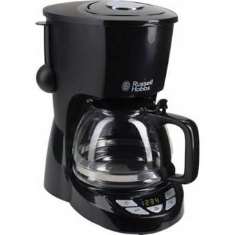 Russell Hobbs Textures Plus (22620-56) Zaman Ayarlı Filtreli Karaf 1250 ml Hazne Kapasiteli Akıllı 1000 W Siyah Filtre Kahve Makinesi