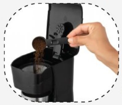 Fakir Vienna Filtreli Fincan 350 ml Hazne Kapasiteli 750 W Siyah Filtre Kahve Makinesi