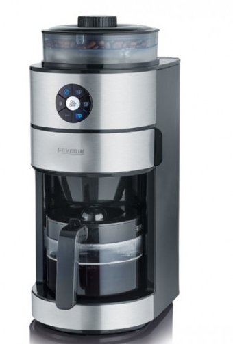 Severin KA 4811 Zaman Ayarlı Filtreli Karaf Hazne Kapasiteli 6 Fincan Akıllı 800 W Siyah Filtre Kahve Makinesi