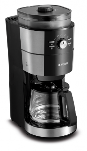 Arçelik FK 9110 Filtreli Karaf 1350 ml Hazne Kapasiteli 10 Fincan 1000 W İnox Filtre Kahve Makinesi
