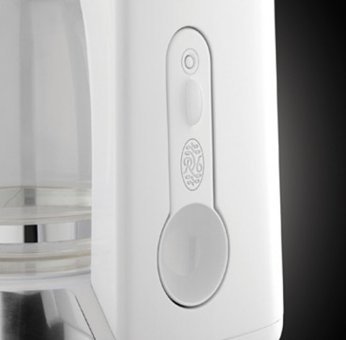 Russell Hobbs Inspire (Beyaz) (24390-56) Zaman Ayarlı Filtreli Karaf 1250 ml Hazne Kapasiteli 15 Fincan Akıllı 1100 W Beyaz Filtre Kahve Makinesi