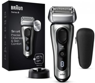 Braun Series 8 8417s Tek Başlıklı Sinekkaydı Islak Folyo Kablosuz Tıraş Makinesi