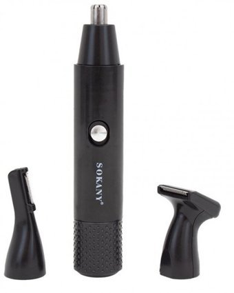 Sokany SH-888A Sakal Yüz Kulak ve Burun 3 Başlıklı Çok Amaçlı Kablosuz Tıraş Makinesi