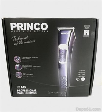 Princo PR-515 Saç Sakal ve Ense 4 Başlıklı Çok Amaçlı Kablosuz Tıraş Makinesi