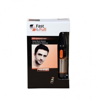 Fast & Full ES-910 Ense Kulak ve Burun 3 Başlıklı Çok Amaçlı Kablosuz Tıraş Makinesi
