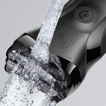 Braun 3 Series 300 BT Sakal Ense 5 Başlıklı Çok Amaçlı Sinekkaydı Islak Kablosuz Siyah Tıraş Makinesi
