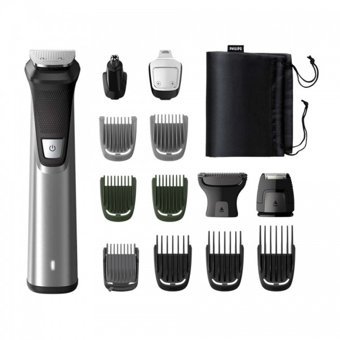 Philips MG7745/15 Saç Sakal Vücut Ense Kulak ve Burun 8 Başlıklı Çok Amaçlı Islak Kablosuz Tıraş Makinesi
