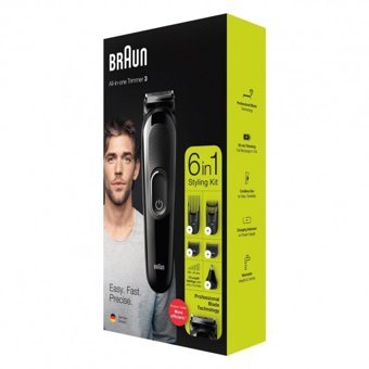 Braun MGK Saç Sakal ve Ense 4 Başlıklı Çok Amaçlı Kablosuz Tıraş Makinesi