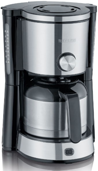 Severin TypeSwitch (KA 4845) Filtreli Termos 1000 ml Hazne Kapasiteli 15 Fincan 1000 W İnox Filtre Kahve Makinesi