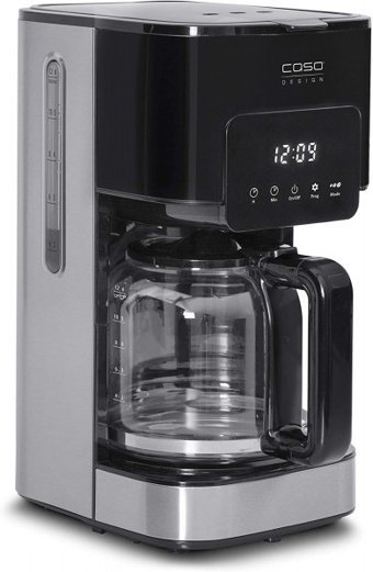Caso Coffee Taste & Style 1846 Zaman Ayarlı Filtreli Karaf 1500 ml Hazne Kapasiteli 12 Fincan Akıllı 900 W Siyah Filtre Kahve Makinesi