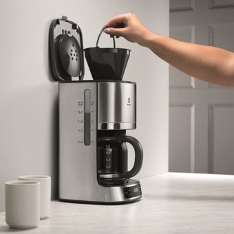 Electrolux EKF7700 Zaman Ayarlı Filtreli Karaf 1650 ml Hazne Kapasiteli 15 Fincan Akıllı 1080 W İnox Filtre Kahve Makinesi