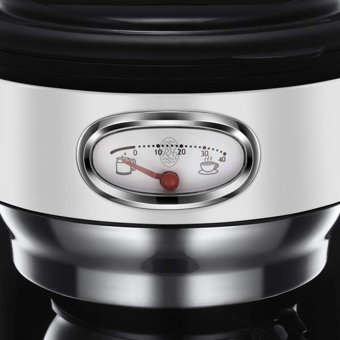 Russell Hobbs Retro Classic Blanc (21703-56) (21703-56) Filtreli Karaf 1250 ml Hazne Kapasiteli 1000 W Beyaz Filtre Kahve Makinesi