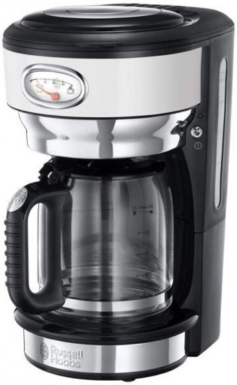 Russell Hobbs Retro Classic Blanc (21703-56) (21703-56) Filtreli Karaf 1250 ml Hazne Kapasiteli 1000 W Beyaz Filtre Kahve Makinesi