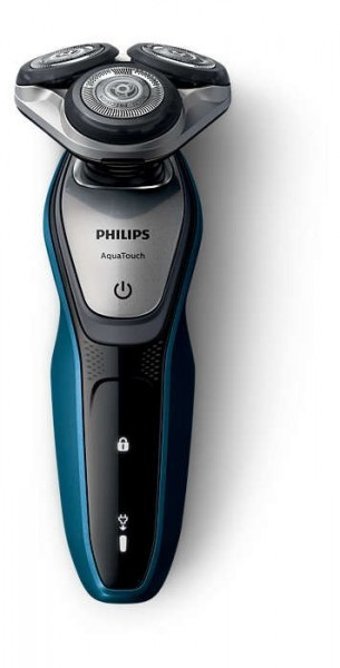 Philips AquaTouch S5400/06 Yüz Tek Başlıklı Sinekkaydı Islak Döner Başlıklı Kablosuz Tıraş Makinesi