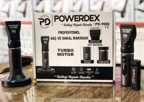 PowerDex PD-9000 Saç Sakal ve Ense 4 Başlıklı Çok Amaçlı Kablosuz Tıraş Makinesi