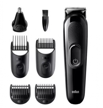 Braun MGK 3320 Saç Sakal Ense Kulak ve Burun 4 Başlıklı Çok Amaçlı Kablosuz Tıraş Makinesi