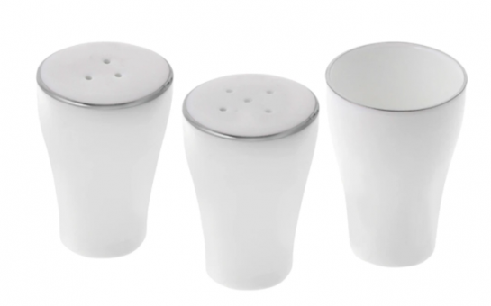 Jumbo Cosmos Platin 60 Parça 12 Kişilik Desenli Bone Yuvarlak Yemek Takımı