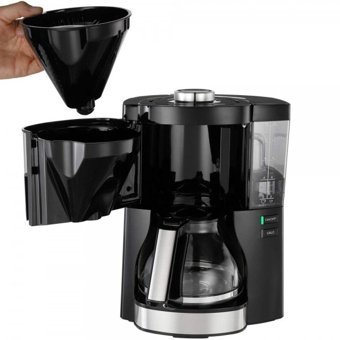 Melitta Look Perfection (1025-06) Filtreli Karaf 1250 ml Hazne Kapasiteli 15 Fincan Siyah Filtre Kahve Makinesi