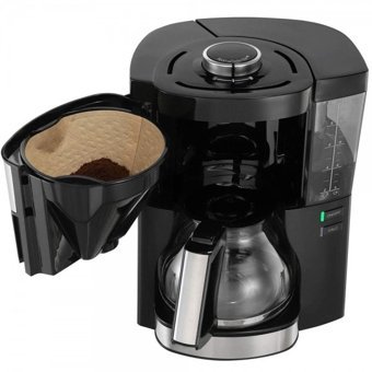 Melitta Look Perfection (1025-06) Filtreli Karaf 1250 ml Hazne Kapasiteli 15 Fincan Siyah Filtre Kahve Makinesi