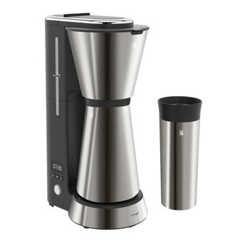 WMF Kitchenminis Termos Grafit Zaman Ayarlı Filtreli Termos 800 ml Hazne Kapasiteli Akıllı Mini 870 W İnox Filtre Kahve Makinesi