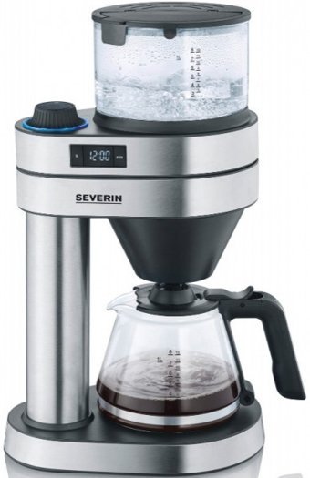 Severin KA-5760 Zaman Ayarlı Filtreli Karaf 1000 ml Hazne Kapasiteli 1450 W Siyah Filtre Kahve Makinesi