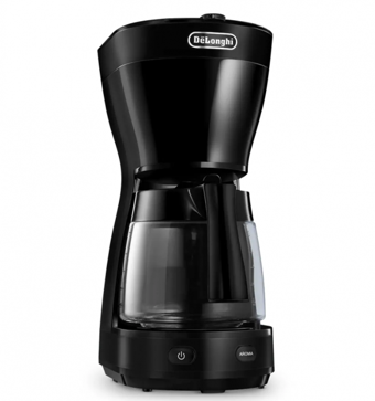 DeLonghi ICM16210 Filtreli Karaf 1250 ml Hazne Kapasiteli 1000 W Siyah Filtre Kahve Makinesi