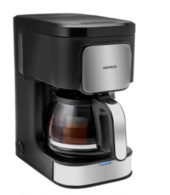 Karaca Coffee Brew 2in1 Filtreli Karaf 750 ml Hazne Kapasiteli 5 Fincan 650 W İnox Filtre Kahve Makinesi